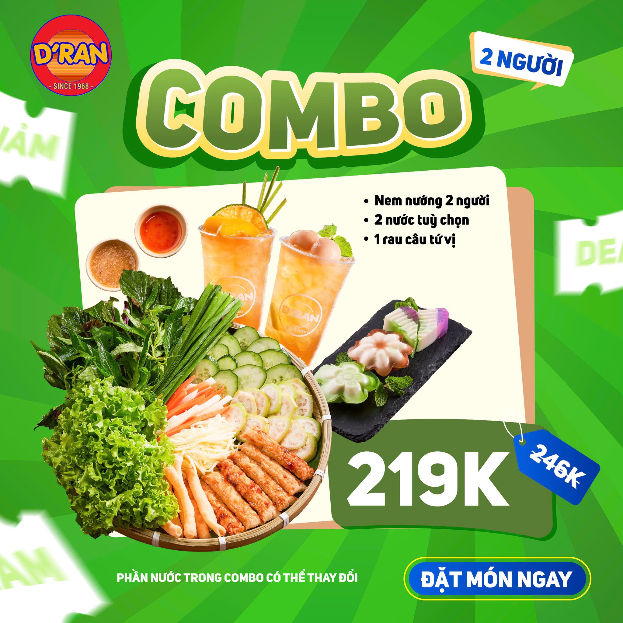 Combo Nem nướng D'ran 2
